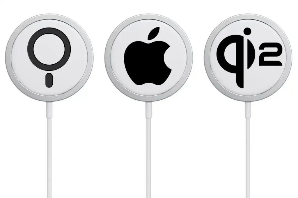 сравнение MagSafe, Qi2 и обычного Qi