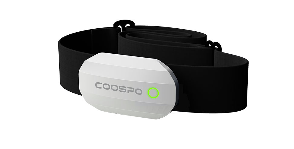 Coospo H808S в действии, показать светодиодную индикацию